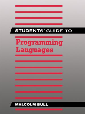 cover image of Students' Guide to Programming Languages